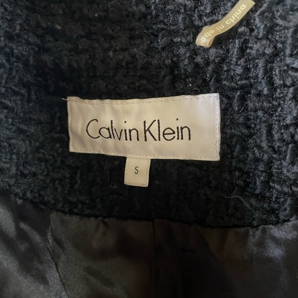 Calvin Klein Wool Blend Peacoat with Inside Pocket - Picture 7 of 9